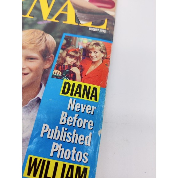 Vintage Ladies Home Journal Magazine August 1998 Prince William Harry Diana 90s - Picture 6 of 9